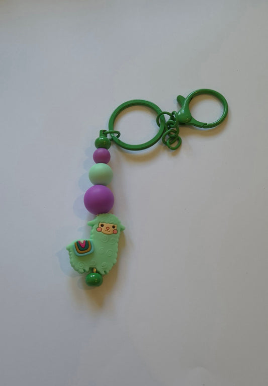 Green Lama Keyring